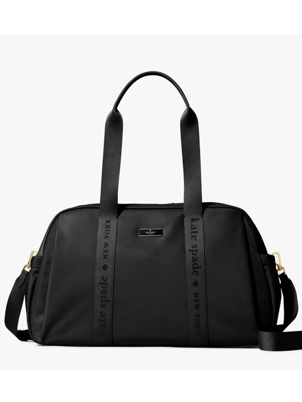 Kate Spade Carter Nylon Weekender Bag Hot Fudge